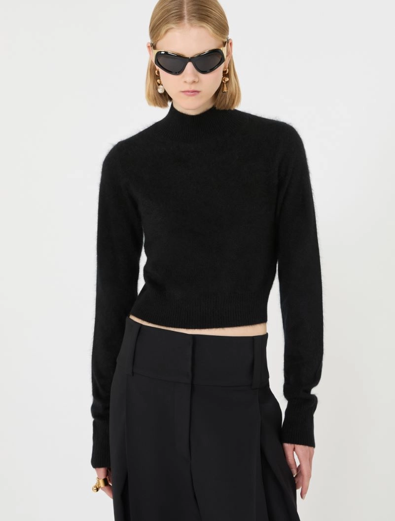 Slim pure cashmere sweater - BLACK - Sportmax - 4
