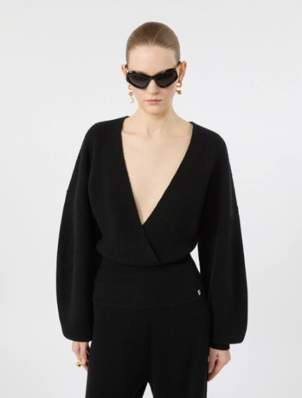 Rib-knit wool and cashmere sweater - Sportmax