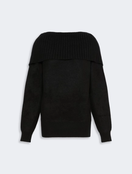 Brushed wool sweater with a low-cut back - Sportmax