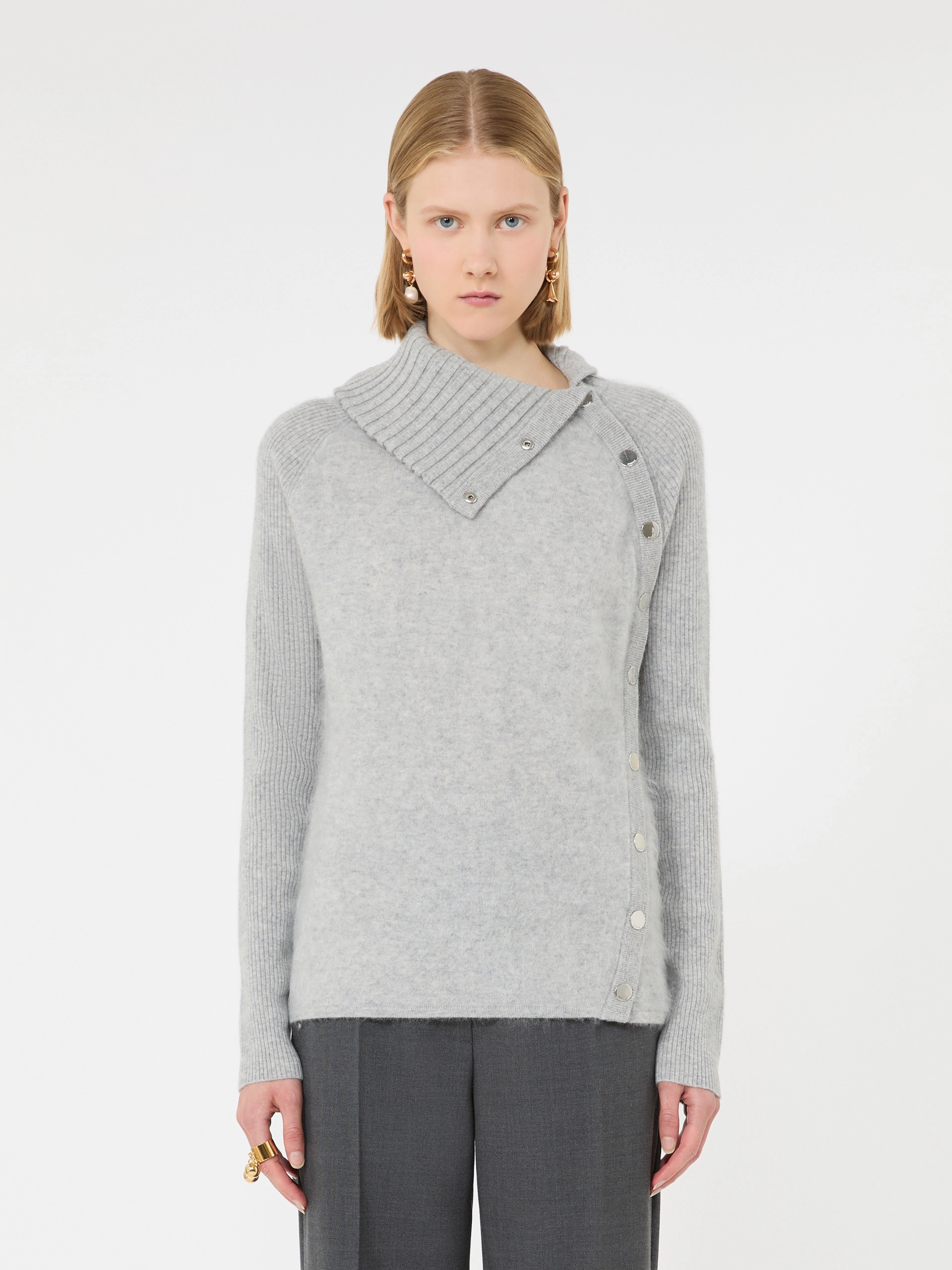 Slim asymmetrical wool sweater - AVIO - Sportmax - 2