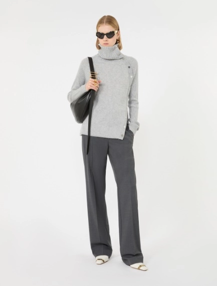Slim asymmetrical wool sweater - AVIO - Sportmax - 1