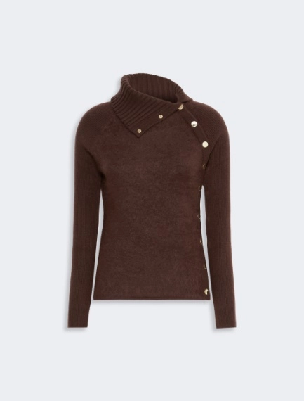 Slim asymmetrical wool sweater - Sportmax