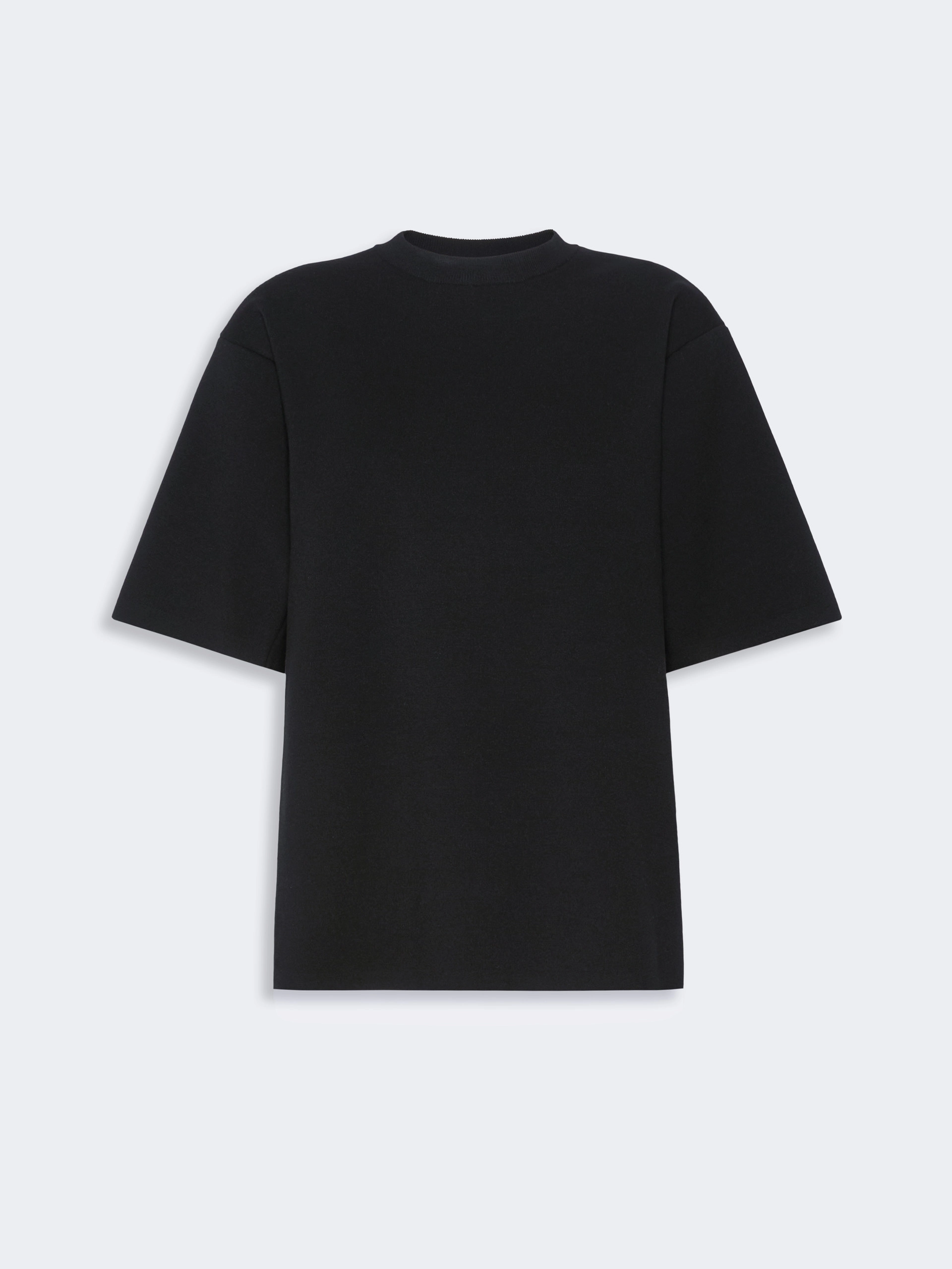 Oversized viscose T-shirt - BLACK - Sportmax - 5