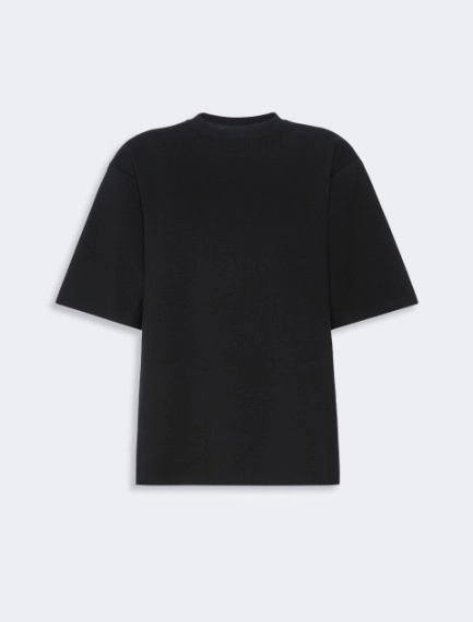 Oversized viscose T-shirt - BLACK - Sportmax - 5