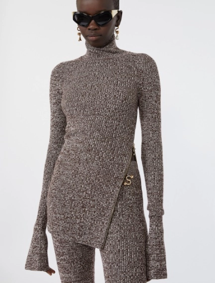 Slim stretch wool sweater - Sportmax