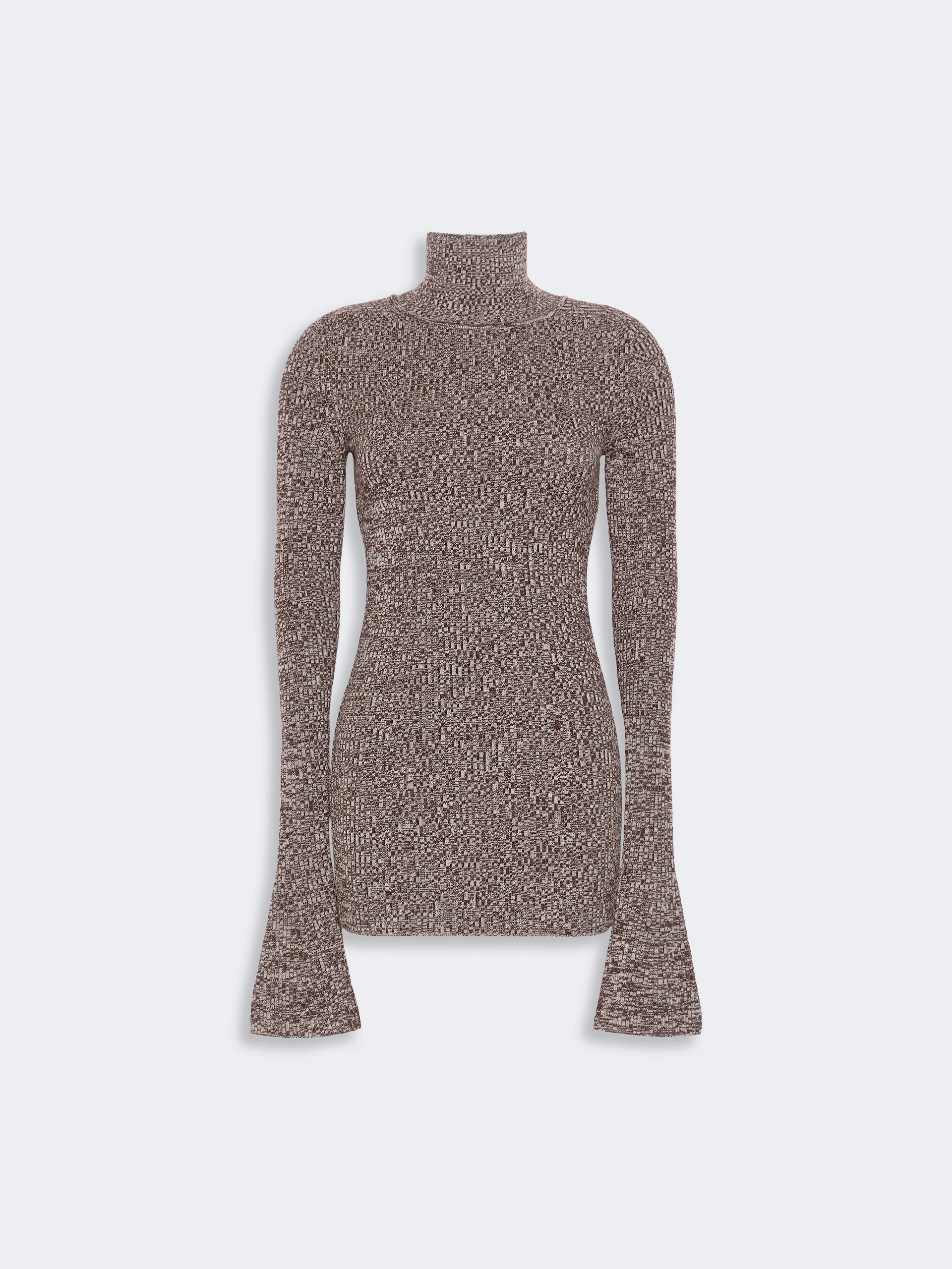 Slim stretch wool sweater - CHOCOLATE - Sportmax - 7