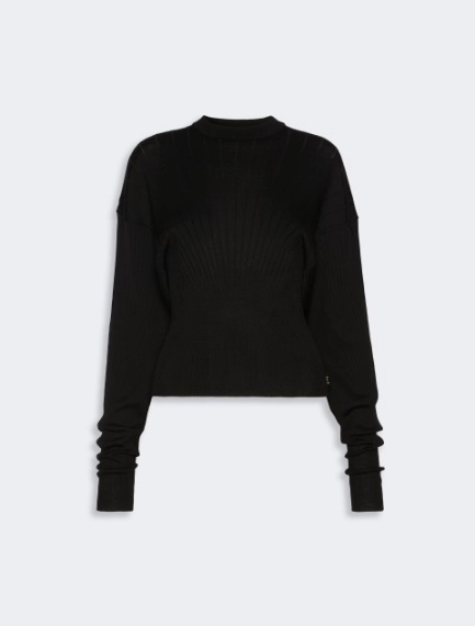 Shaped pure wool sweater - Sportmax