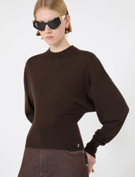 Shaped pure wool sweater - Sportmax