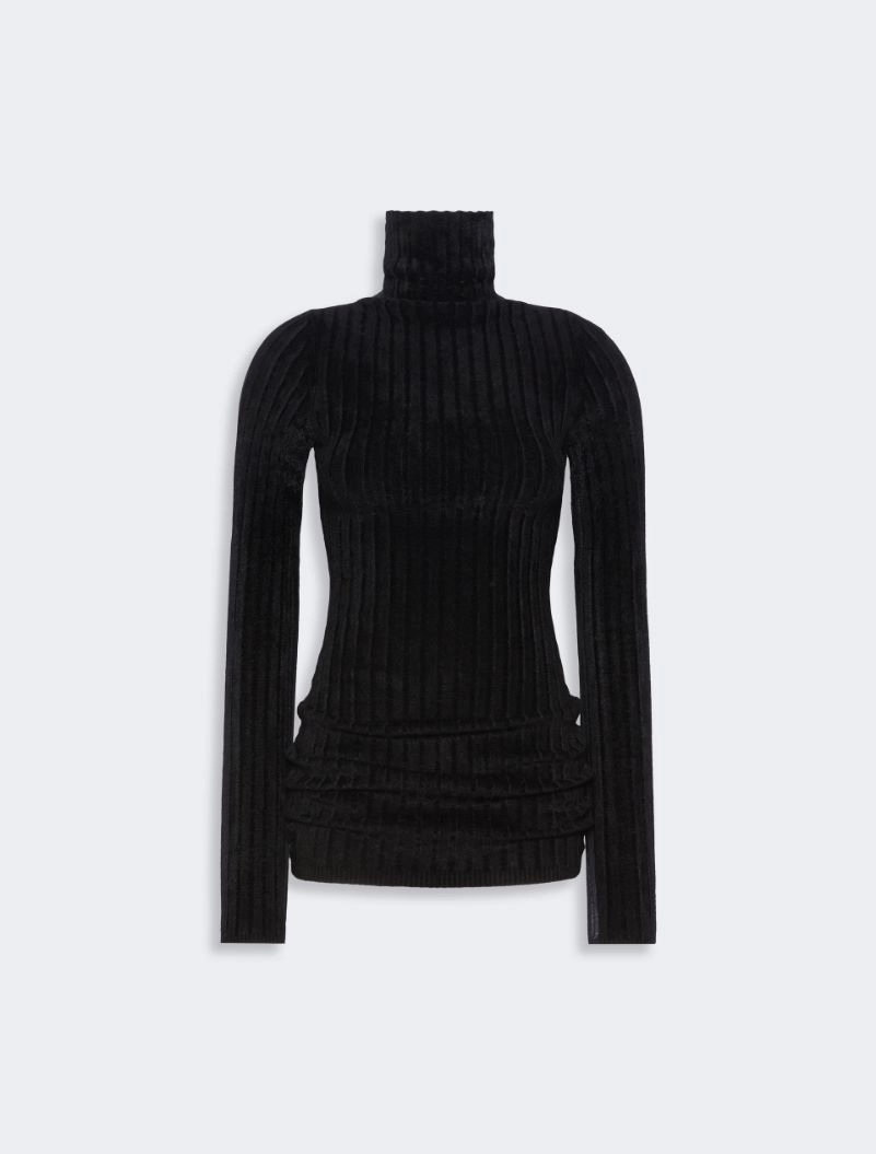 Stretch wool sweater - BLACK - Sportmax - 6