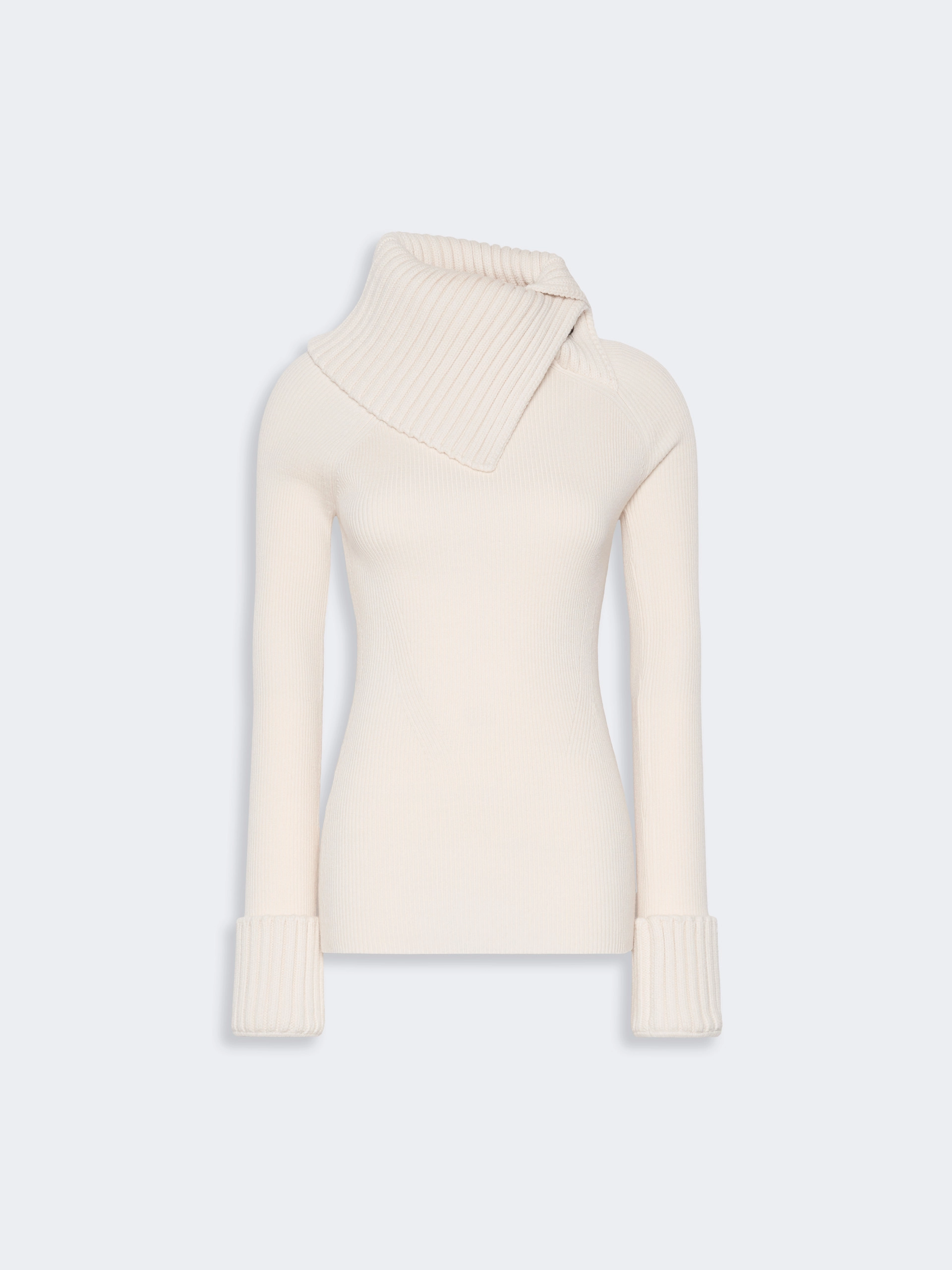 Slim stretch wool sweater - WHITE - Sportmax - 6
