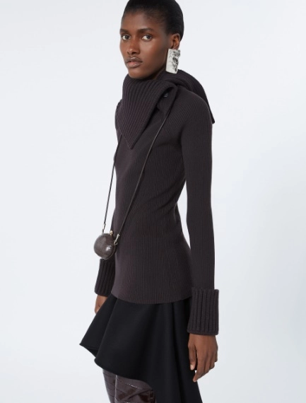 Slim stretch wool sweater - Sportmax