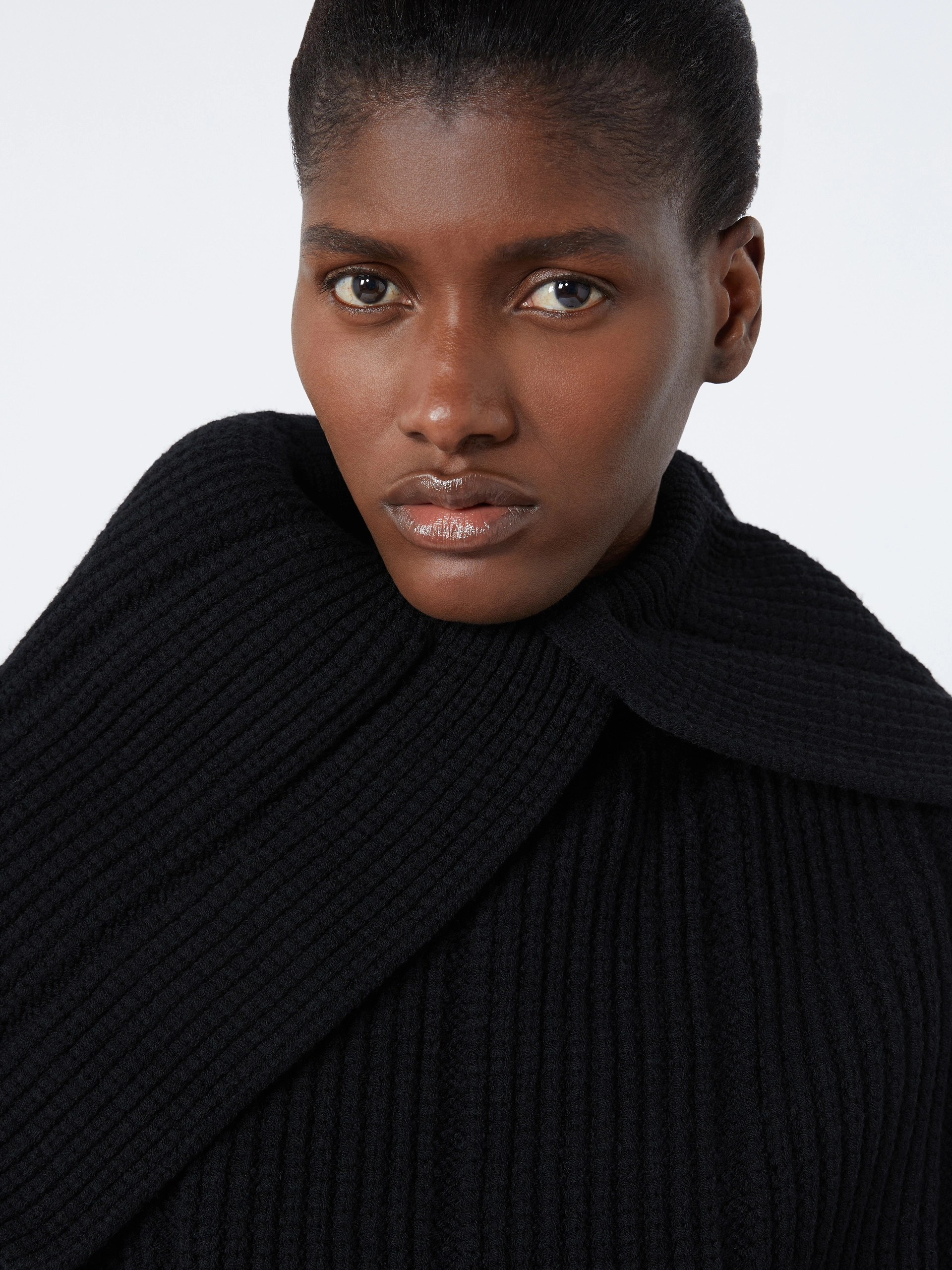 Maglia smanicata in lana stretch - NERO - Sportmax - 5