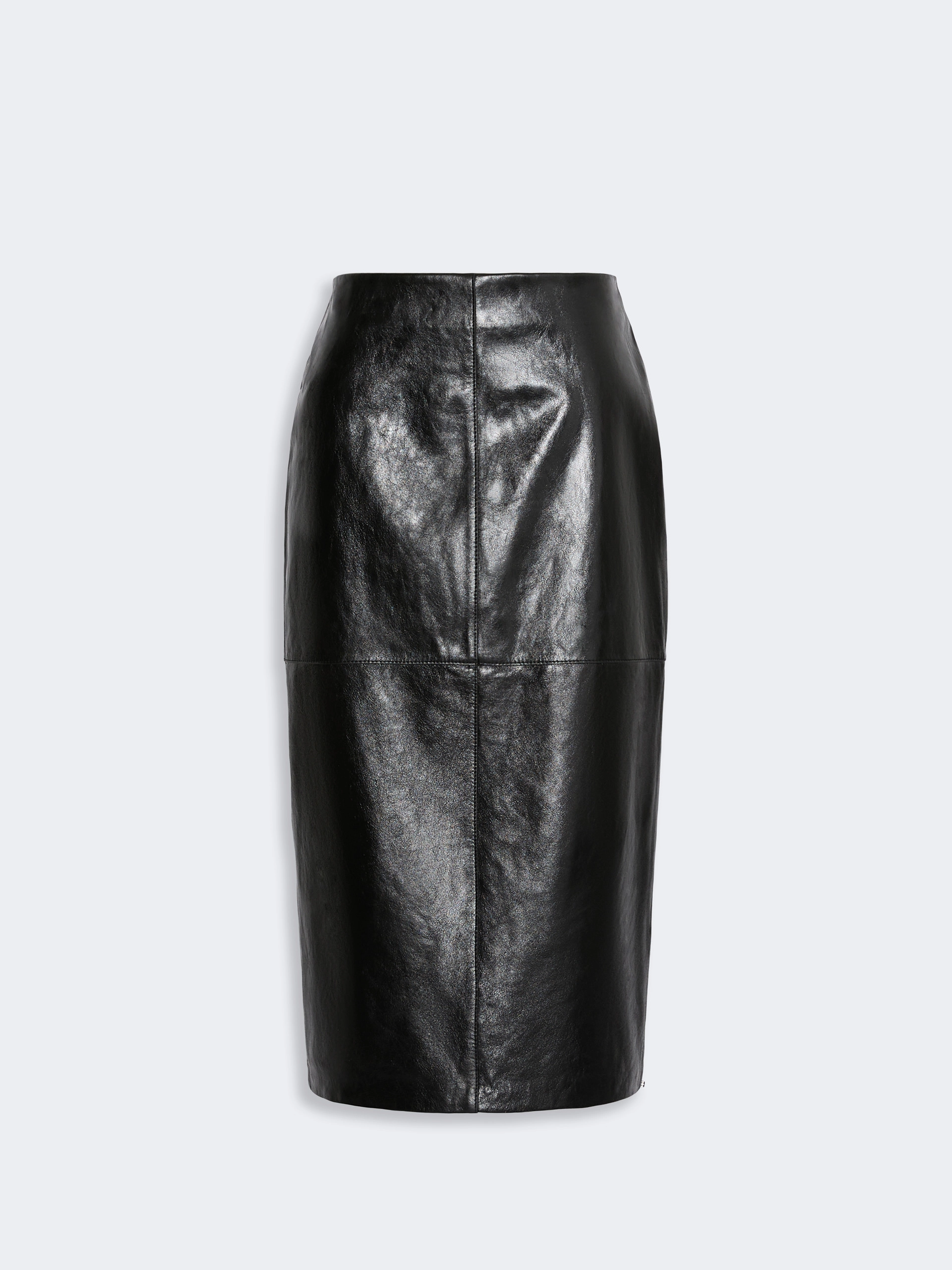 Nappa-leather midi skirt - BLACK - Sportmax - 4