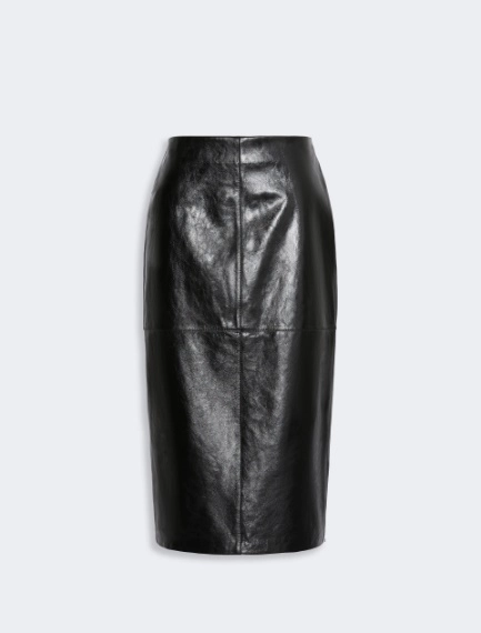 Nappa-leather midi skirt - Sportmax