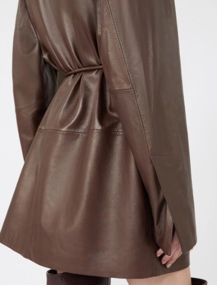 Nappa leather dress - PLUM - Sportmax - 5