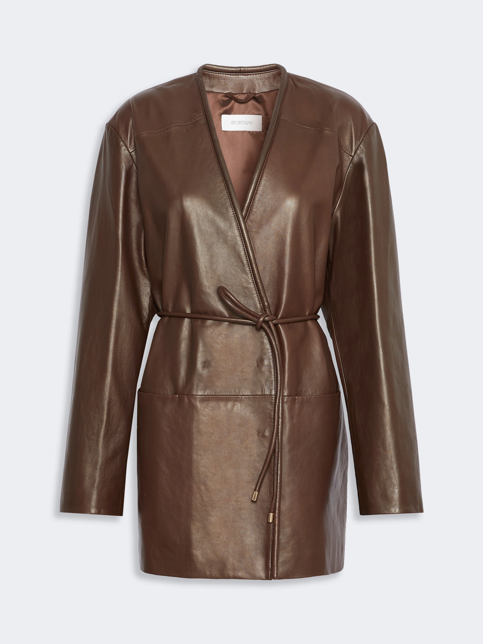 Nappa leather dress - PLUM - Sportmax - 6