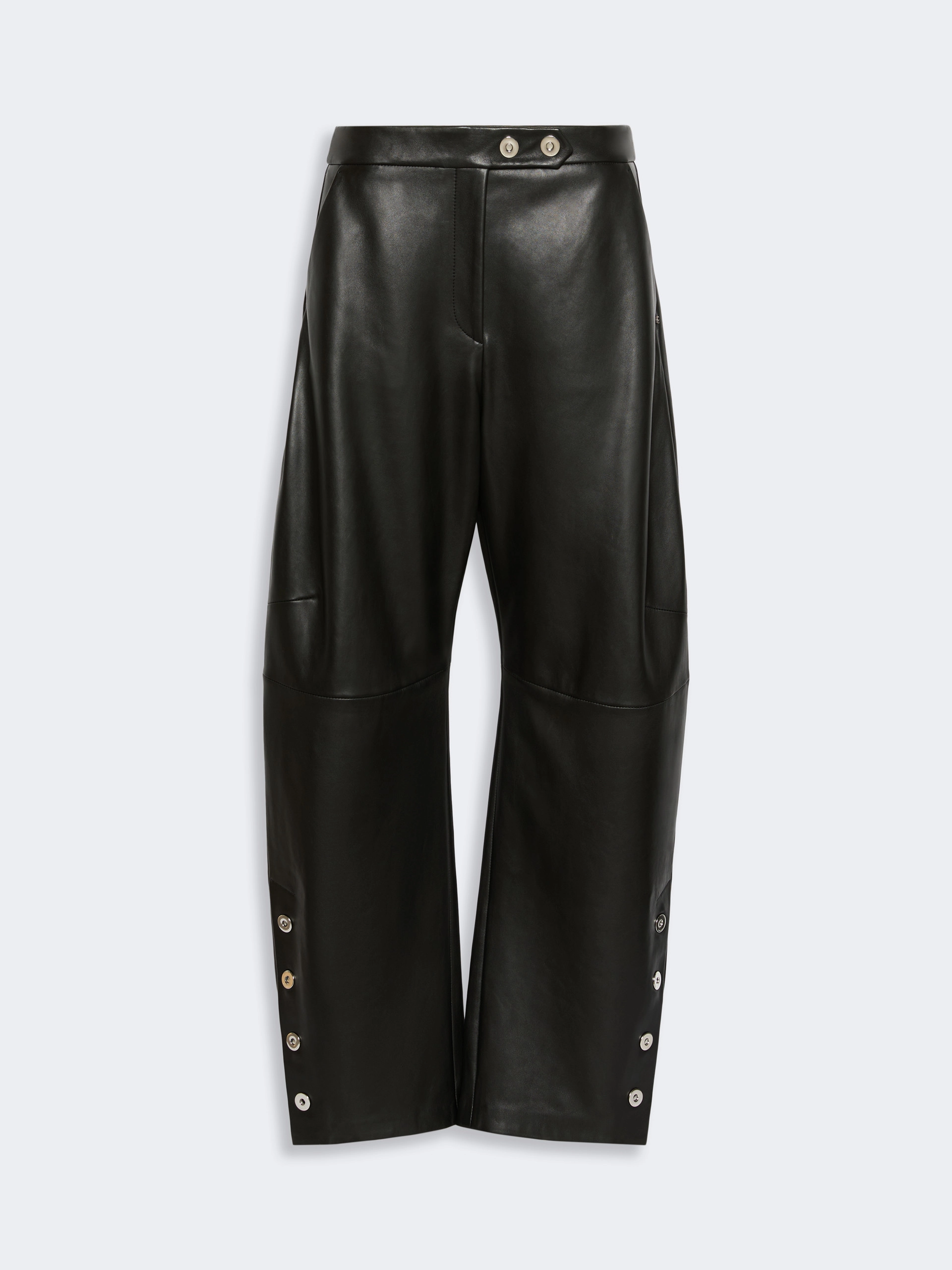 Nappa leather baggy trousers - BLACK - Sportmax - 5