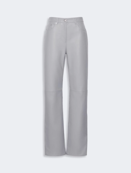 Leather and suede 5-pocket trousers - Sportmax