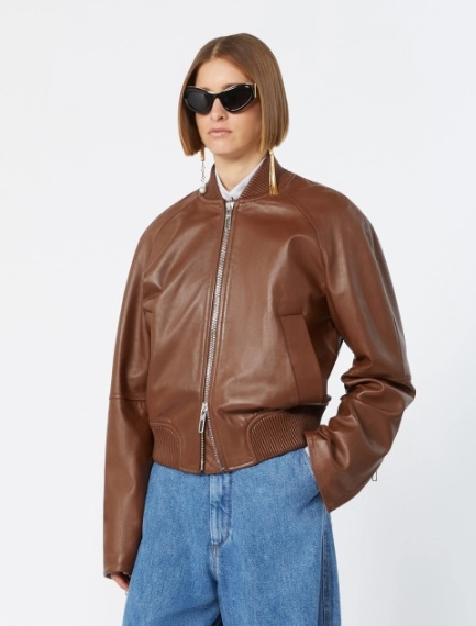 Bomber in nappa - MARRONE - Sportmax - 4