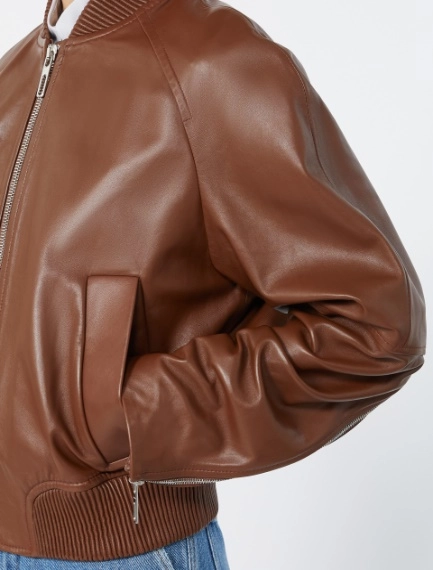 Bomber in nappa - MARRONE - Sportmax - 5