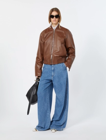 Bomber in nappa - MARRONE - Sportmax - 1