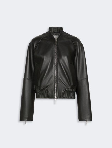 Nappa leather bomber jacket - Sportmax