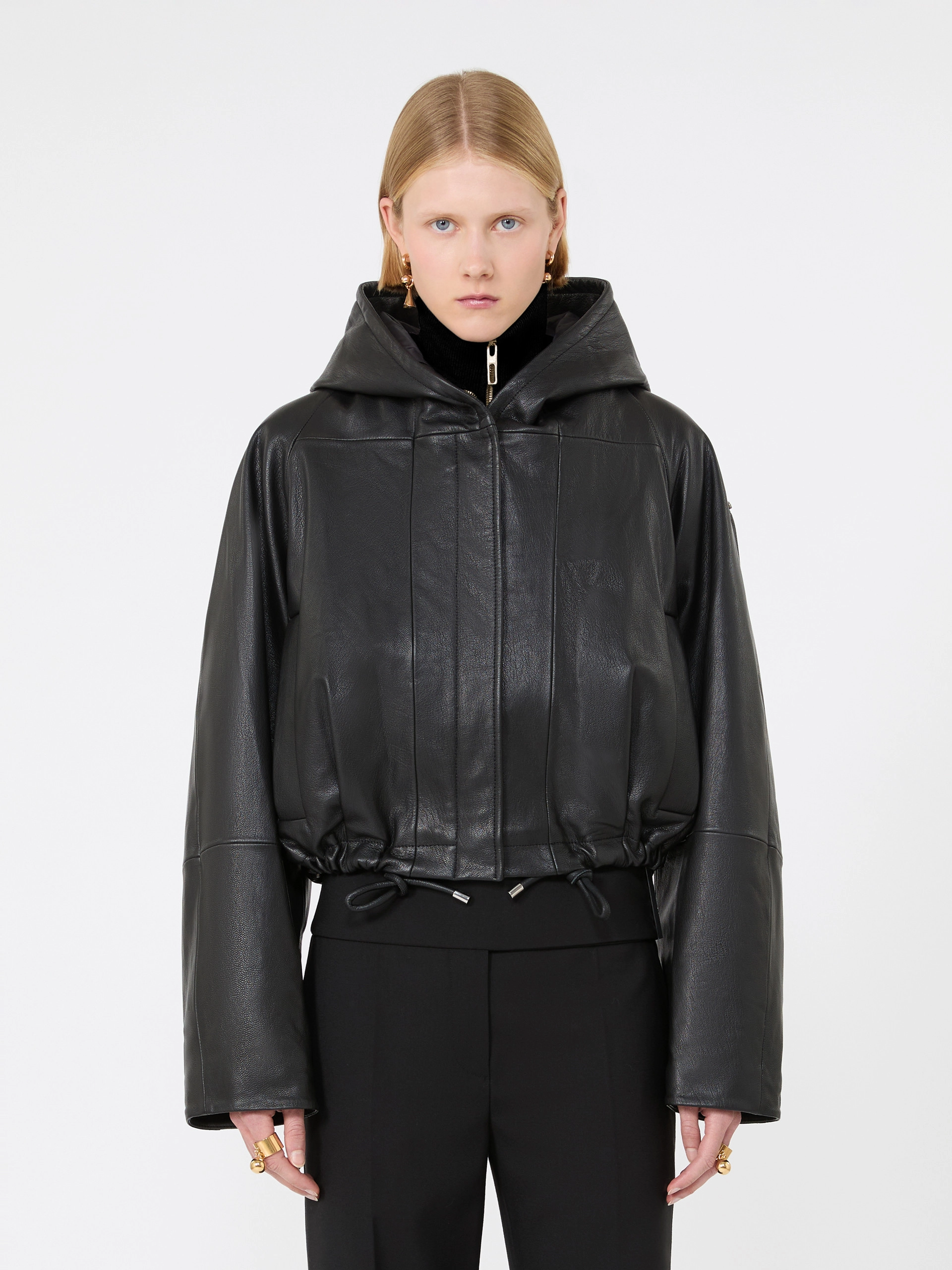 Bomber in pelle - NERO - Sportmax - 2