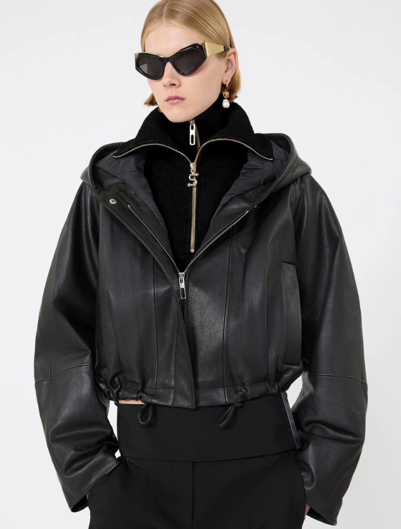 Bomber in pelle - NERO - Sportmax - 4