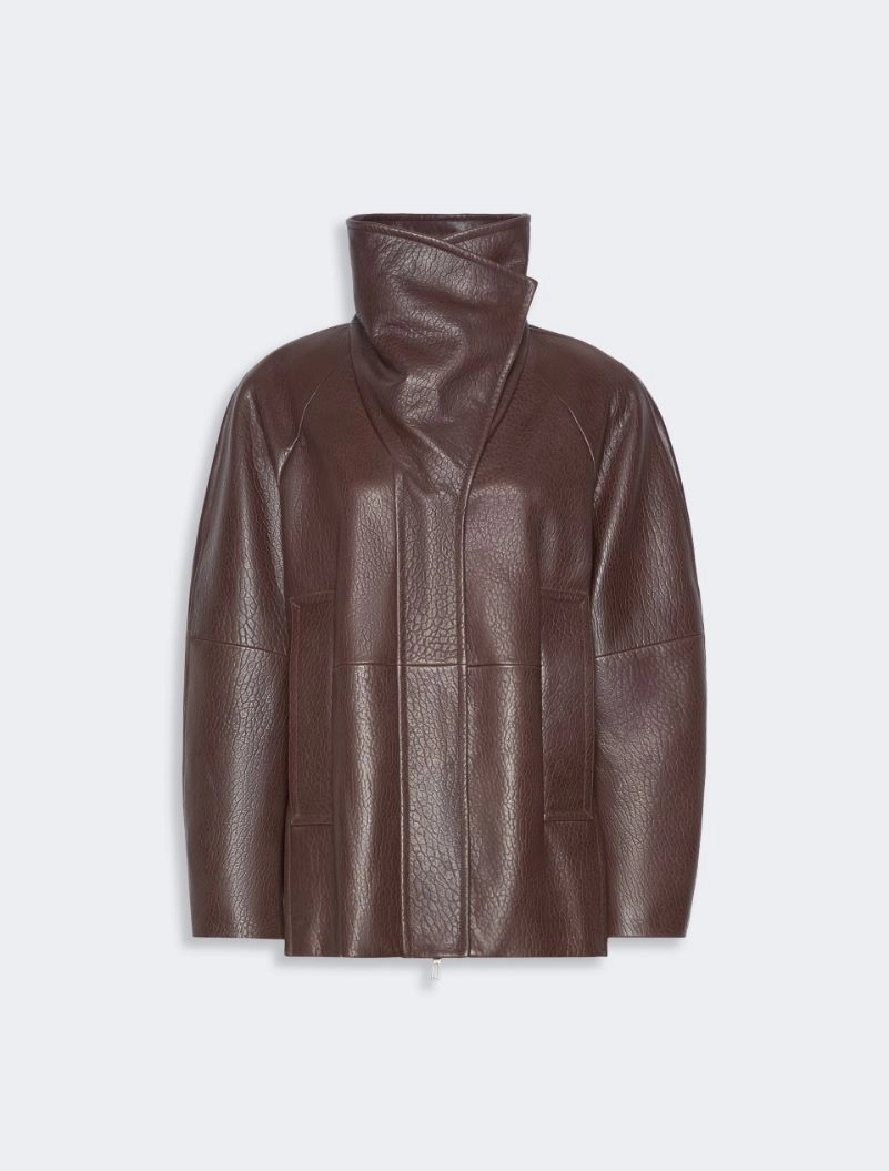 Leather jacket - COFFEE - Sportmax - 7