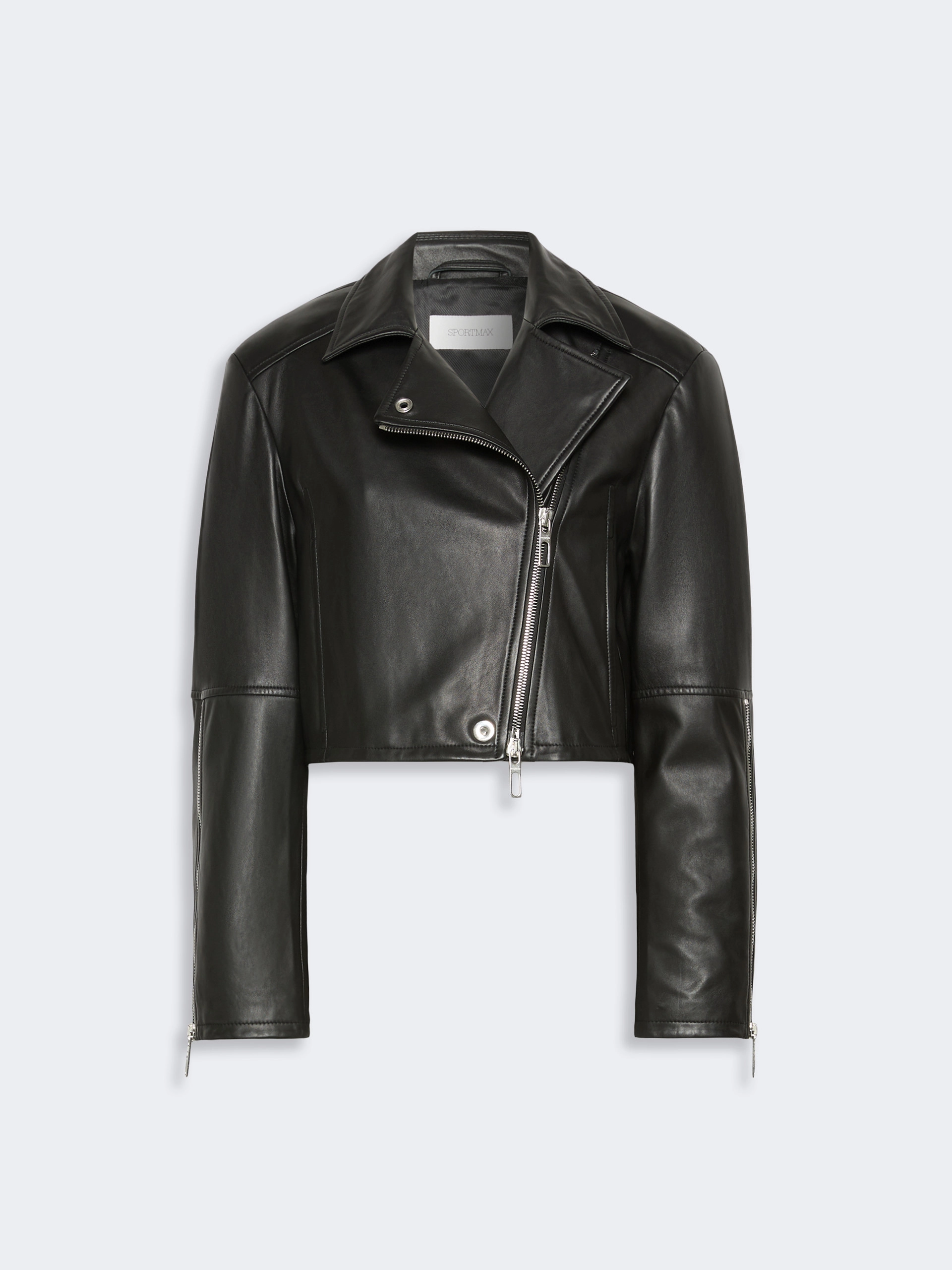 Biker jacket in nappa - NERO - Sportmax - 6