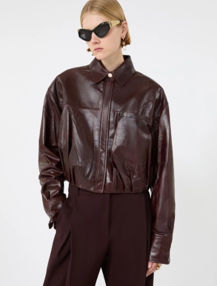 Camicia boxy in nappa - Sportmax