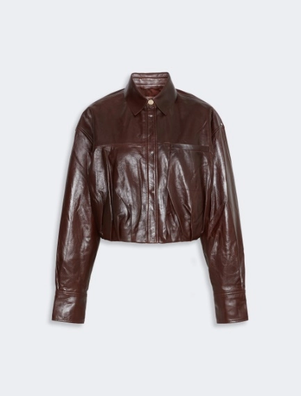 Camicia boxy in nappa - Sportmax