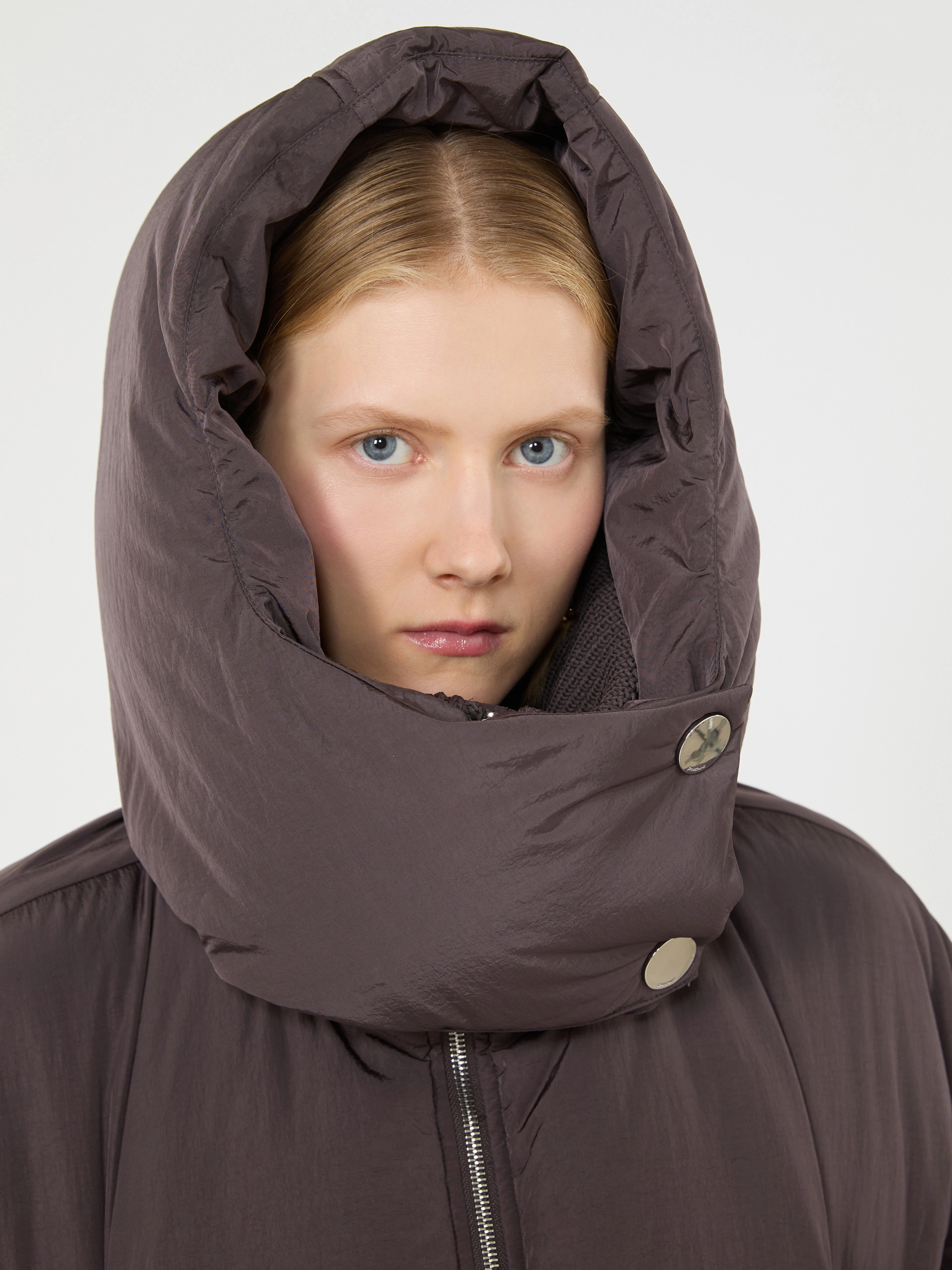 Short water-repellent down jacket - CHOCOLATE - Sportmax - 5
