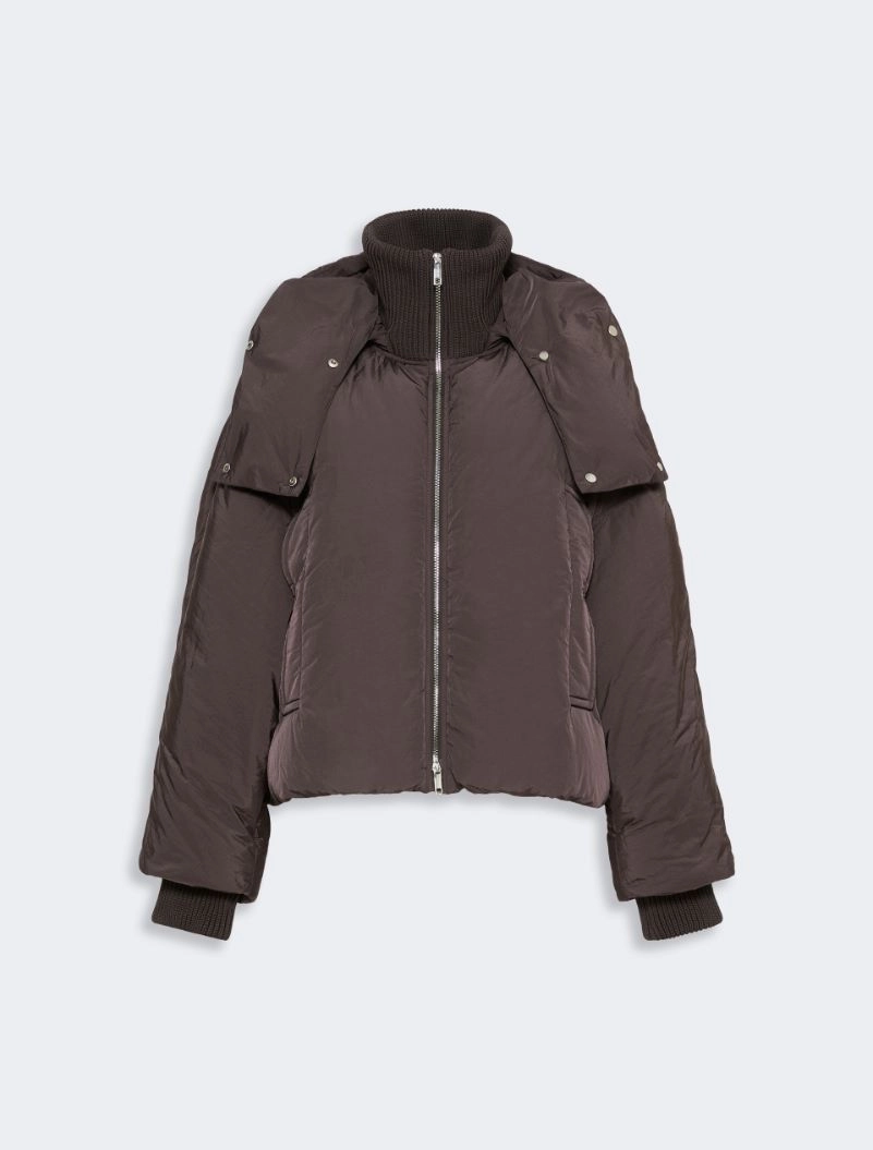 Short water-repellent down jacket - CHOCOLATE - Sportmax - 6