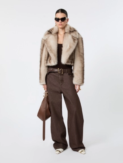 Cintura in pelle con fibbia S - Sportmax