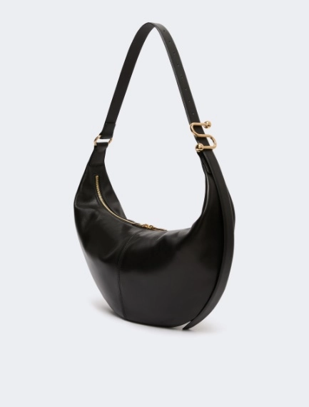 Nappa leather hobo bag - BLACK - Sportmax - 2