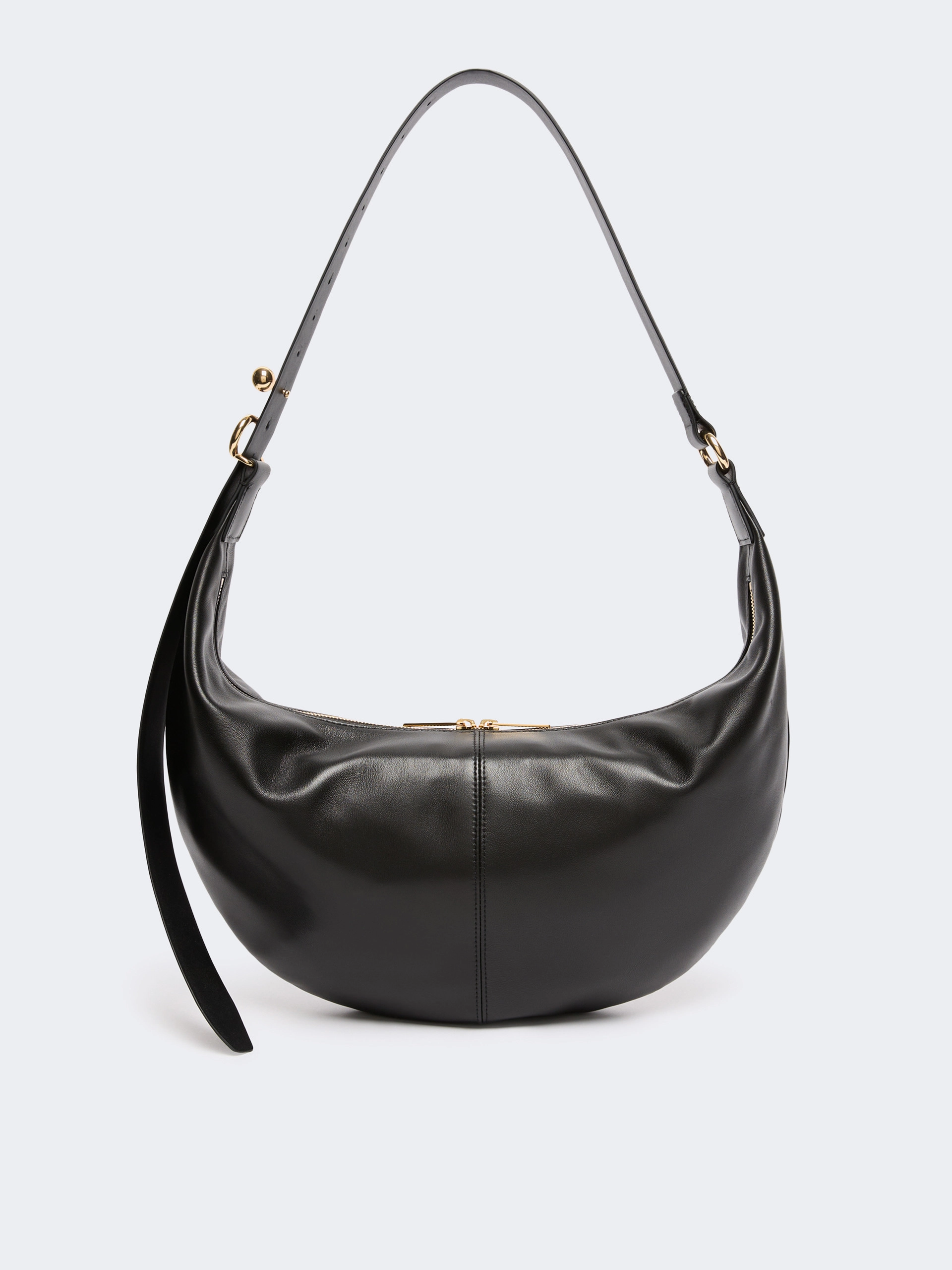 Nappa leather hobo bag - BLACK - Sportmax - 3