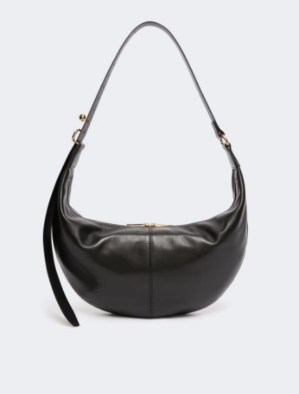 Nappa leather hobo bag - BLACK - Sportmax - 3