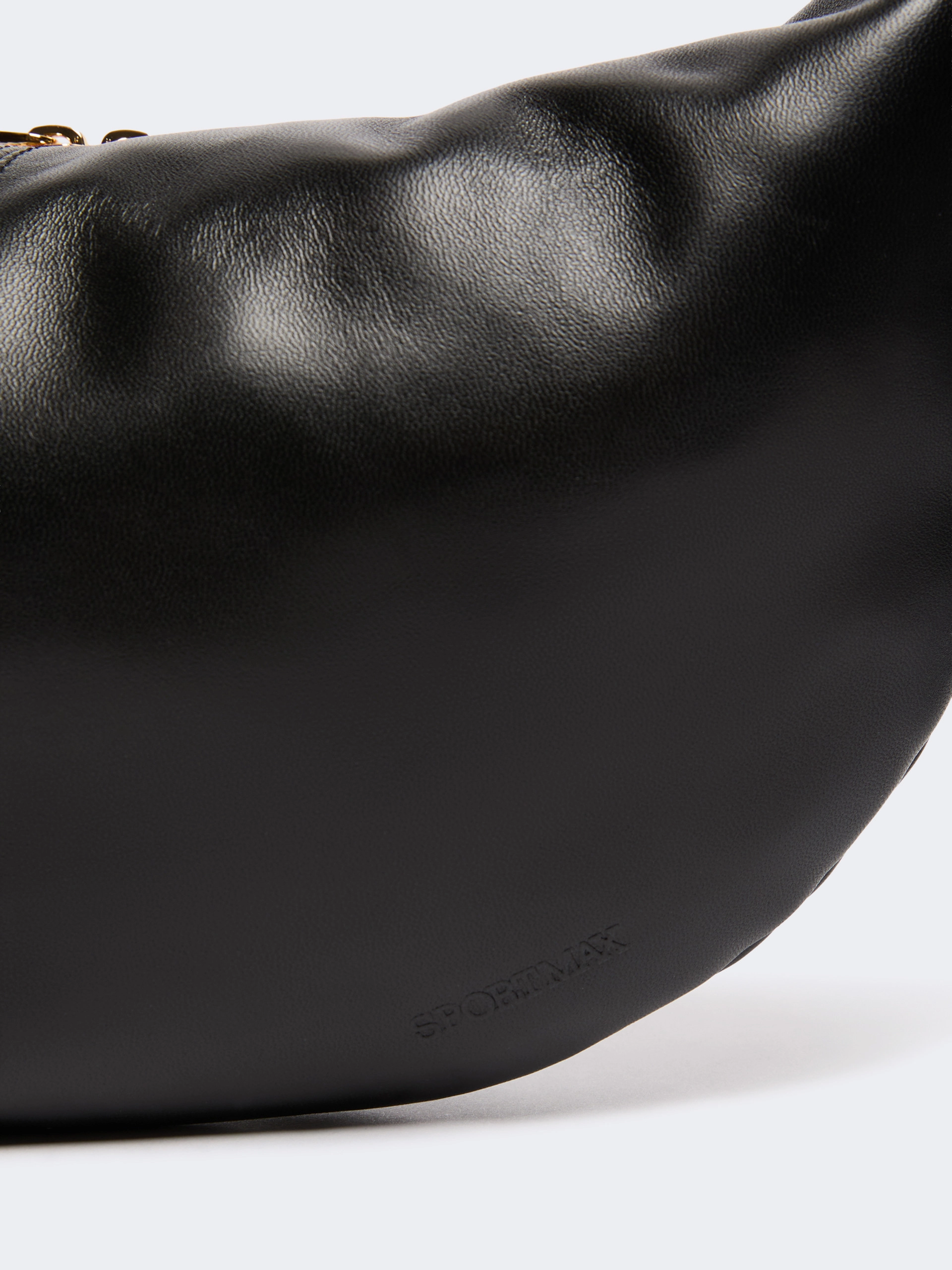 Nappa leather hobo bag - BLACK - Sportmax - 5