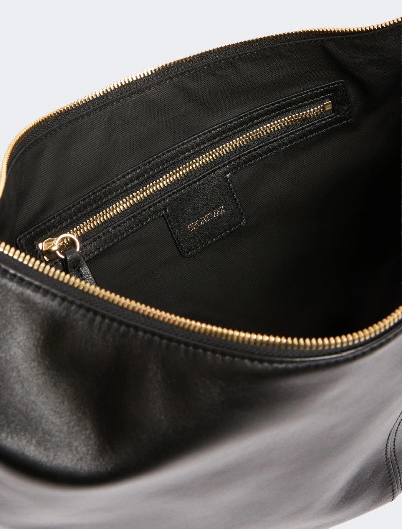 Nappa leather hobo bag - BLACK - Sportmax - 6