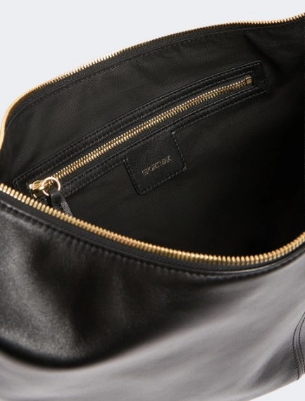 Nappa leather hobo bag - BLACK - Sportmax - 6