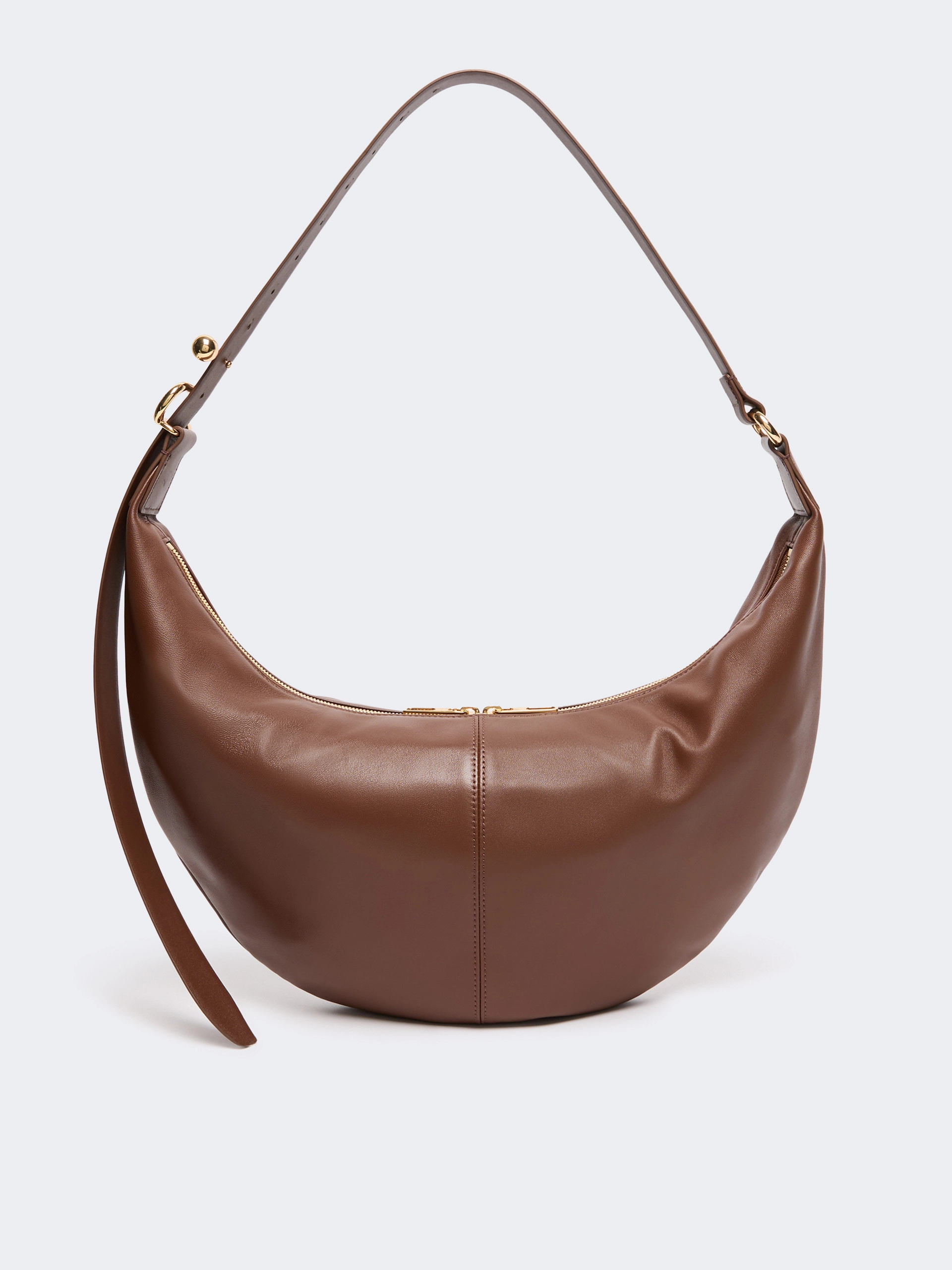 Nappa leather hobo bag - BROWN - Sportmax - 3