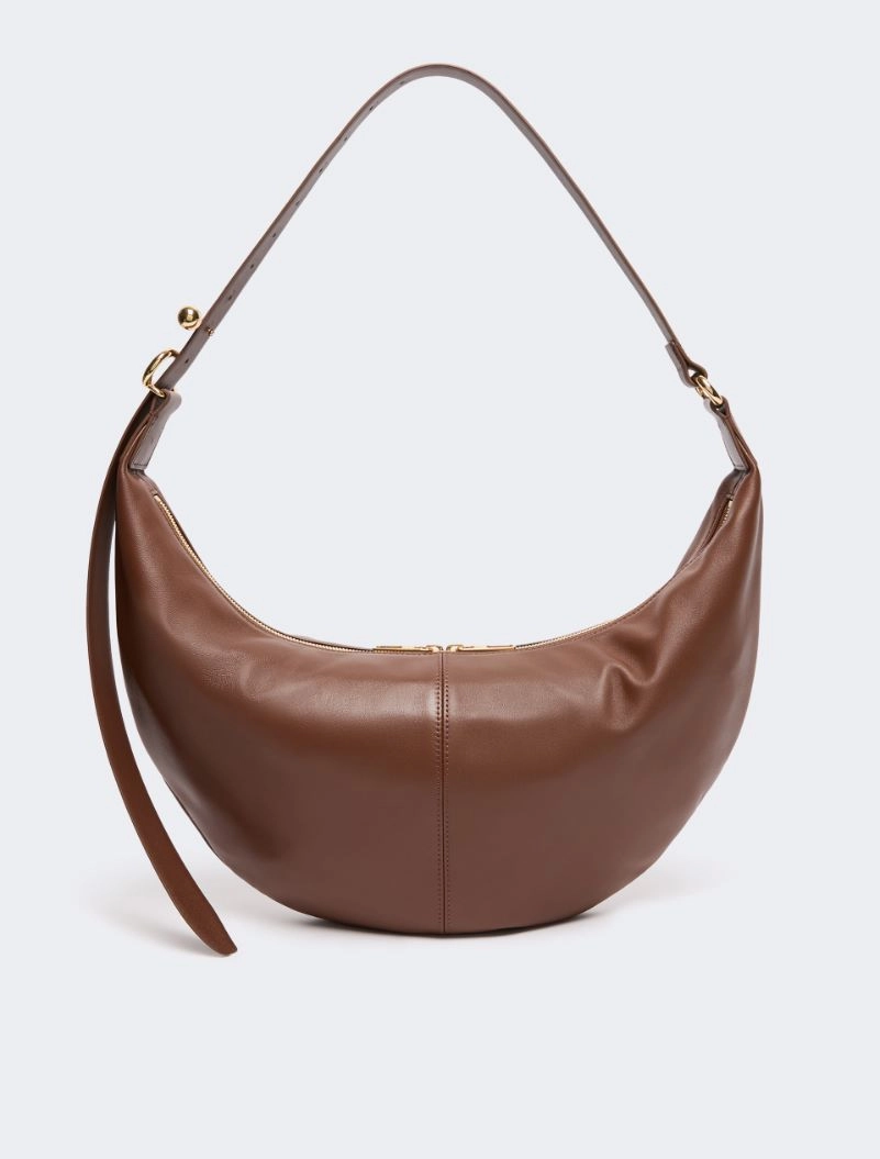 Nappa leather hobo bag - BROWN - Sportmax - 3