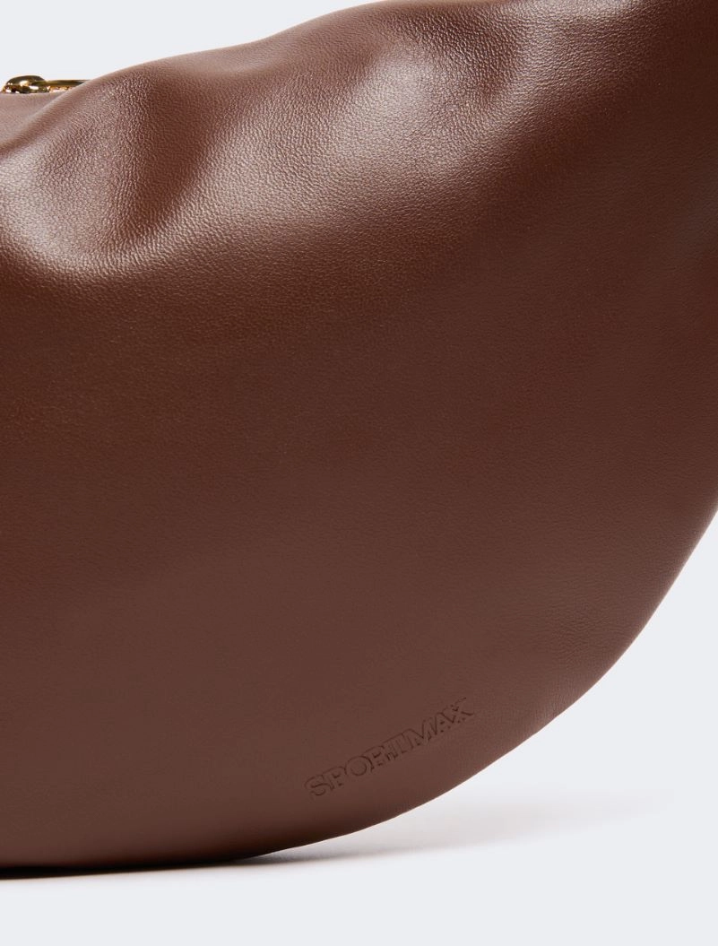 Nappa leather hobo bag - BROWN - Sportmax - 5