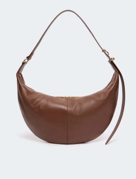Nappa leather hobo bag - BROWN - Sportmax