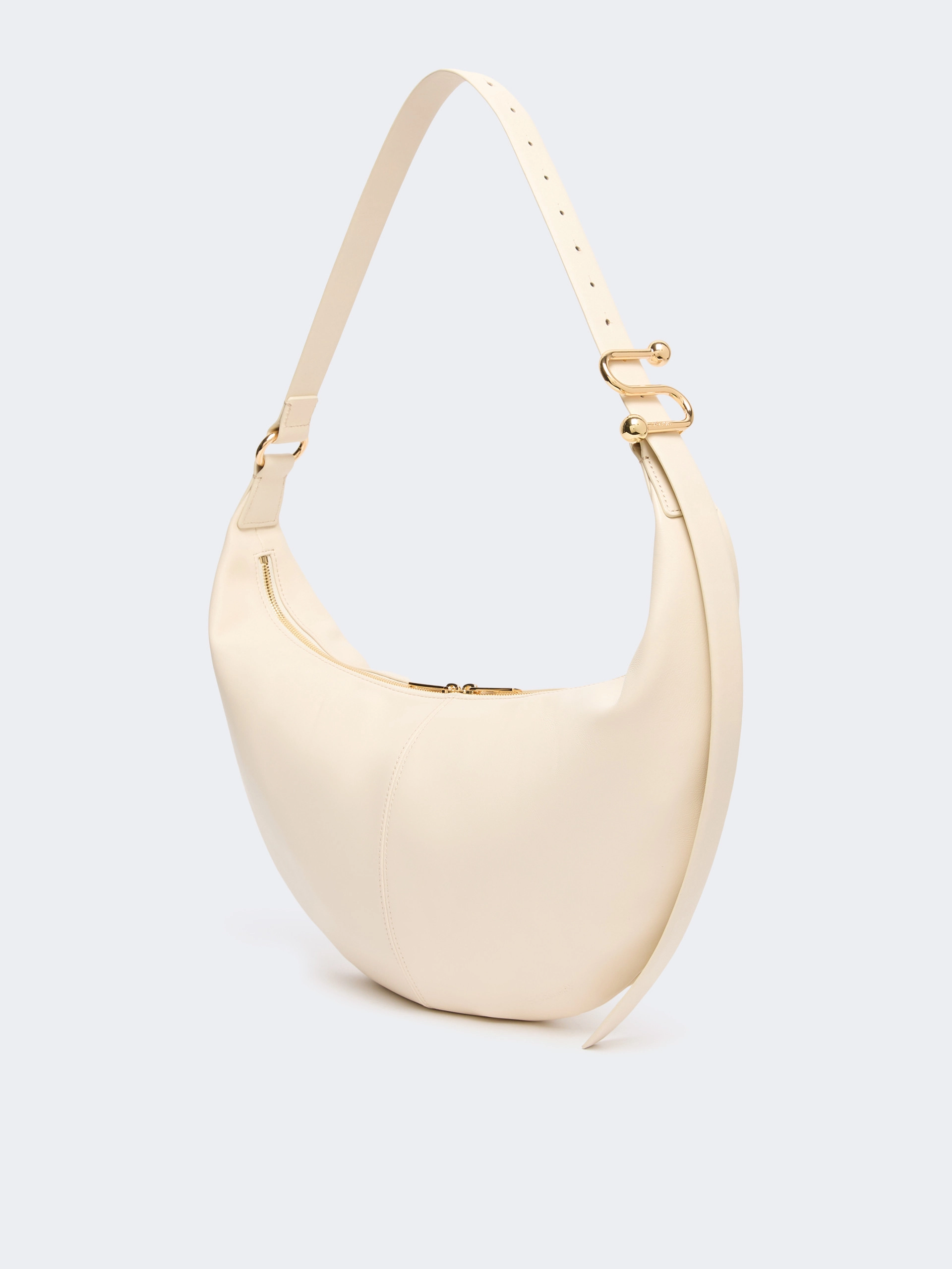 Nappa leather hobo bag - VANILLA - Sportmax - 2