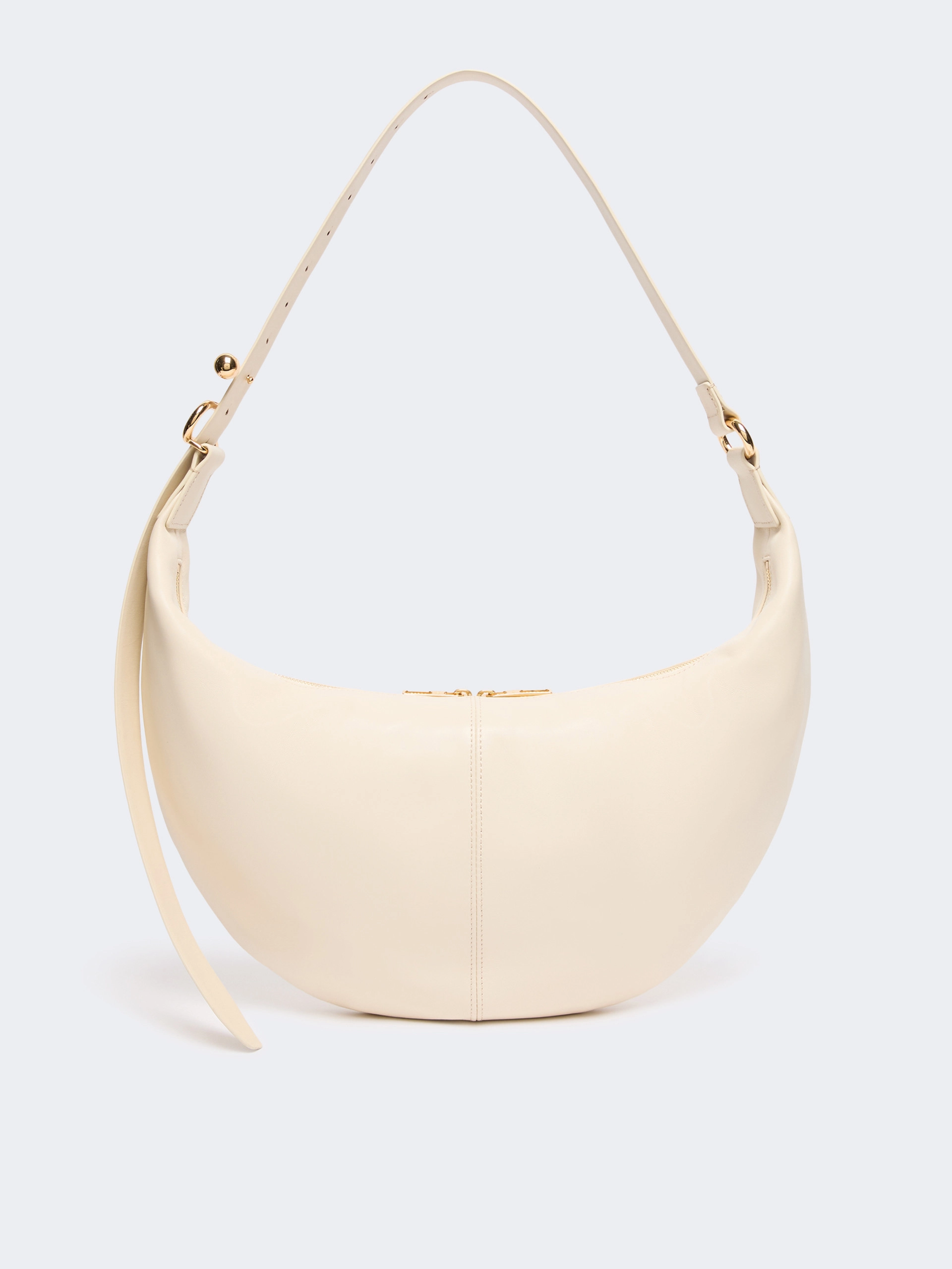 Nappa leather hobo bag - VANILLA - Sportmax - 3