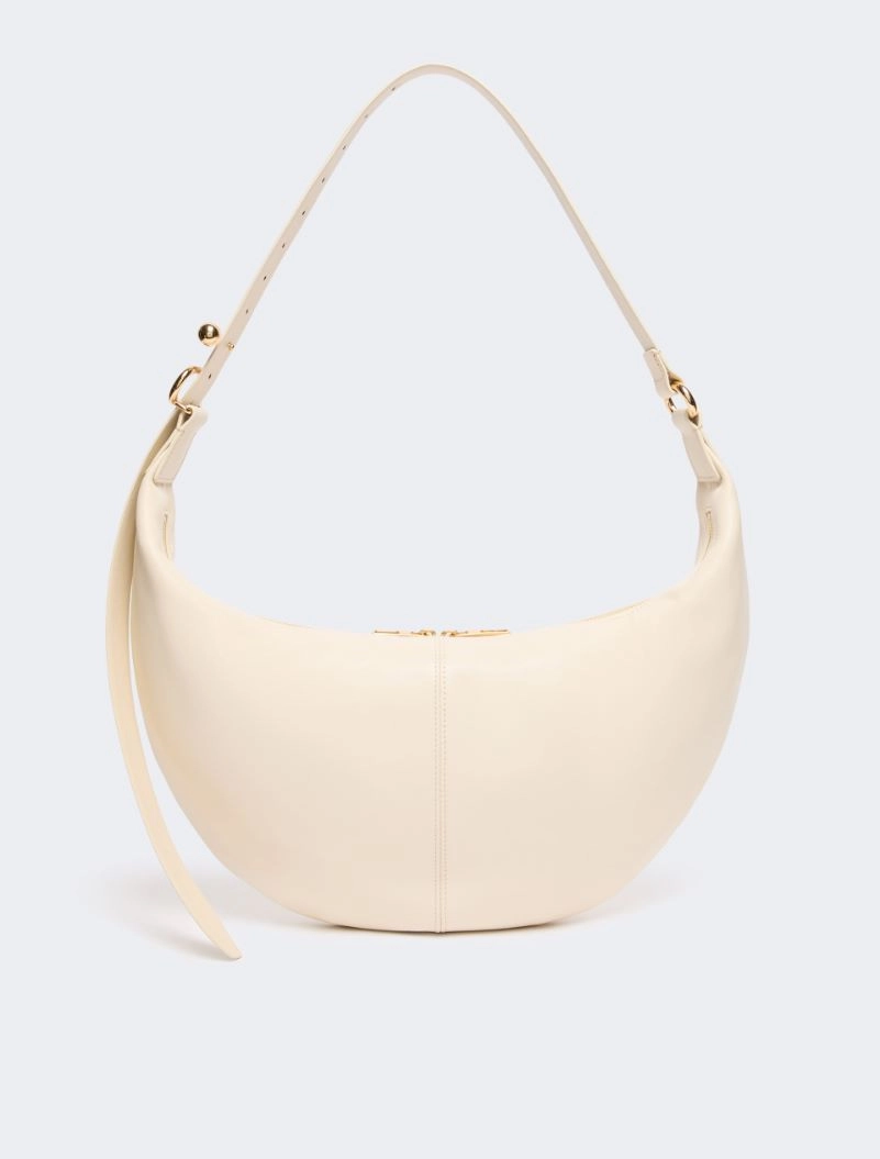 Nappa leather hobo bag - VANILLA - Sportmax - 3