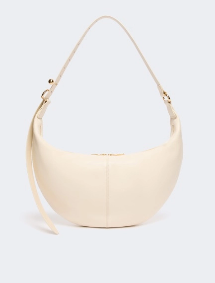 Nappa leather hobo bag - VANILLA - Sportmax - 3