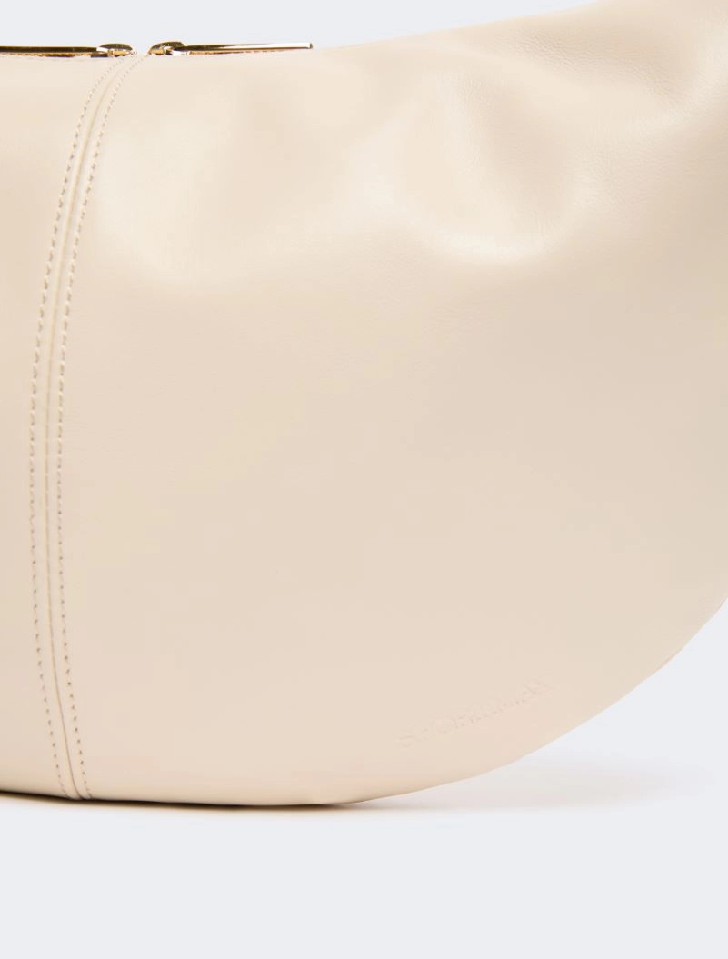 Nappa leather hobo bag - VANILLA - Sportmax - 5